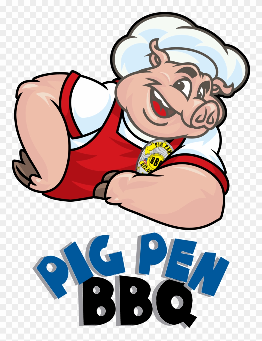 Pin Barbque Clip Art - Bbq Pig Logo Png Transparent Png
