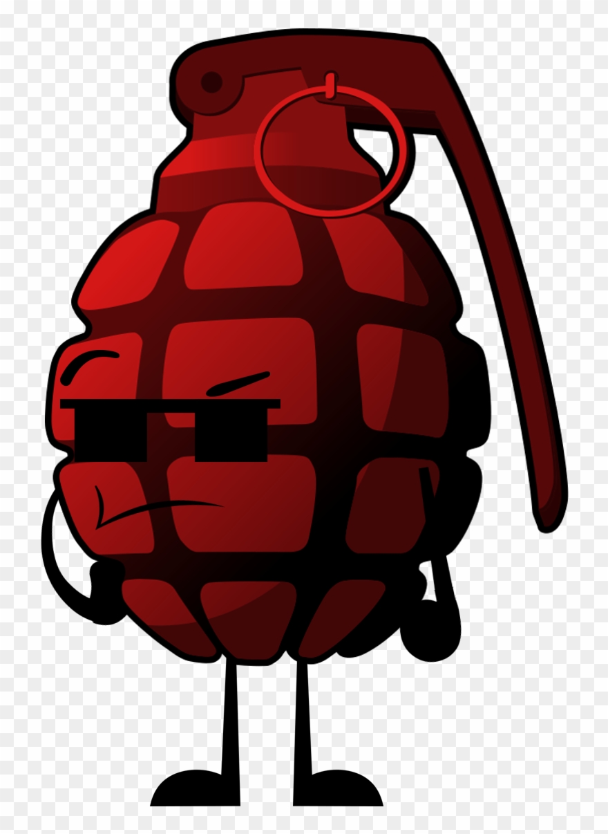 New Evil Grenade Pose - Grenade Clip Art - Png Download