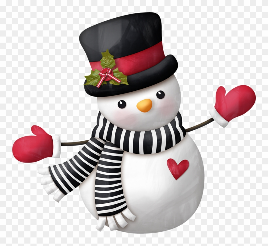 Christmas Snowman Clip Art - Muñeco De Nieve Png Transparent Png