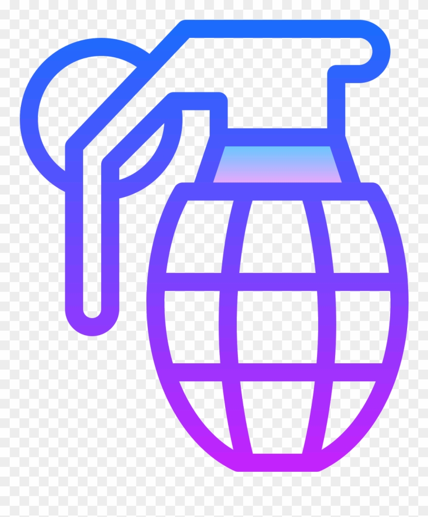 Grenade Icon - Globe Language Icon Clipart