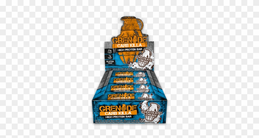 More Views - Grenade - Carb Killa Protein Bar Chocolate Cream - Clipart