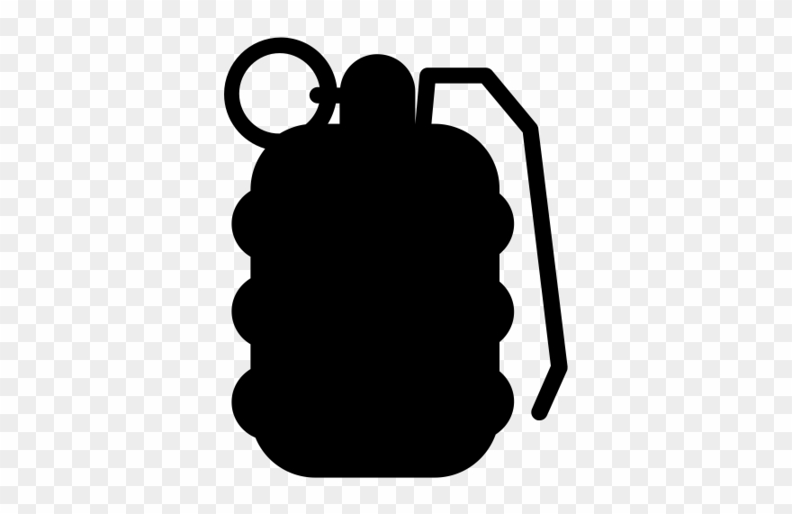 Grenade Rubber Stamp Clipart