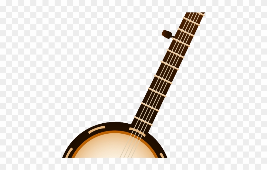 Banjo Cliparts - Instrumento De Cuerda Banjo - Png Download