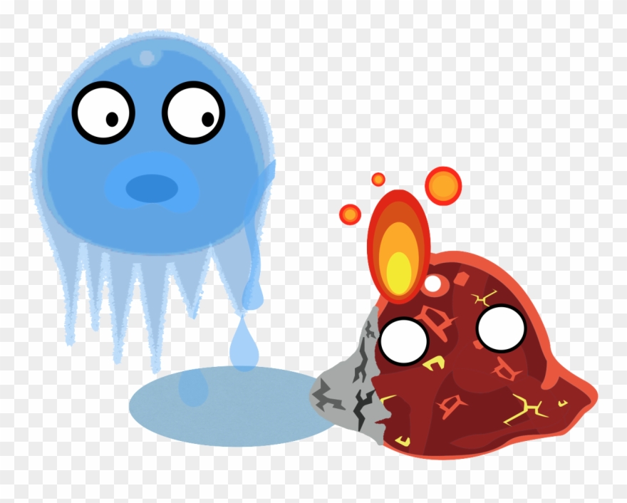 Lava Clipart Puddle - Slime Rancher Ice Slime - Png Download