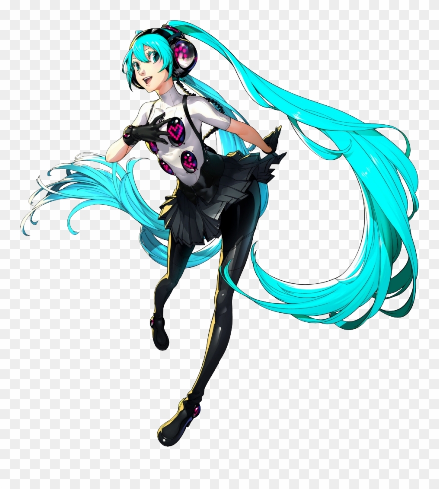 List Of Persona - Persona 4 Dancing All Night Miku Clipart