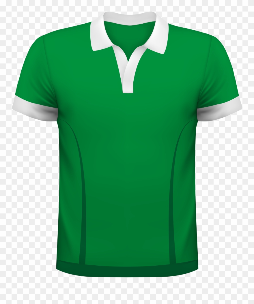 Male Green Blouse Png Clipart - Tennis T Shirt Clipart Transparent Png