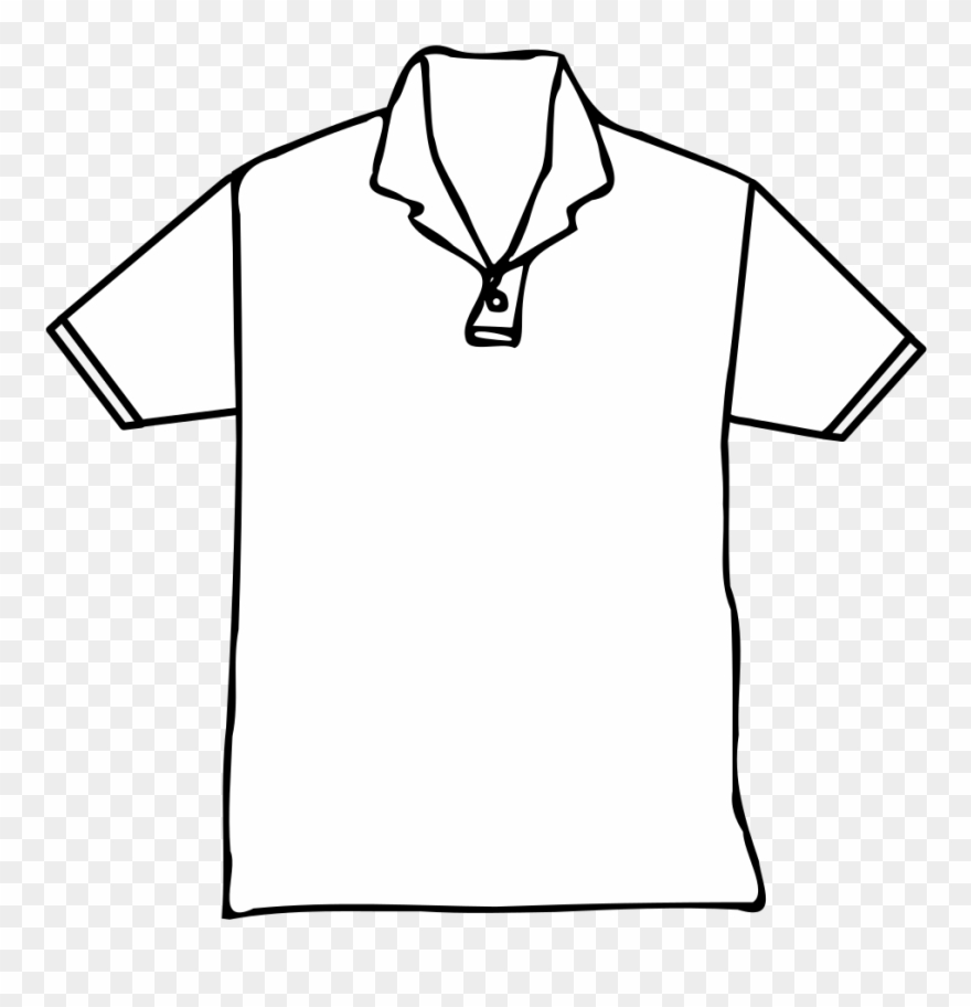 Shirt At Getdrawings Com - Polo Shirt Template Clipart