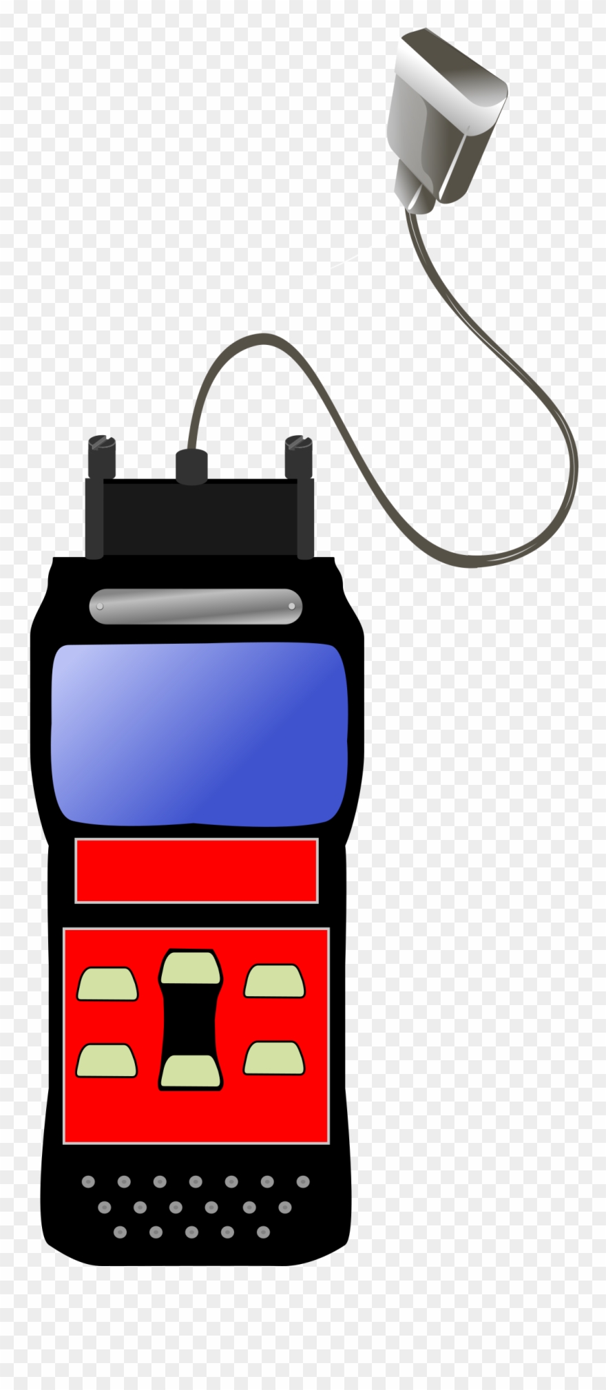 Big Image - Auto Diagnostic Scanner Vector Clipart