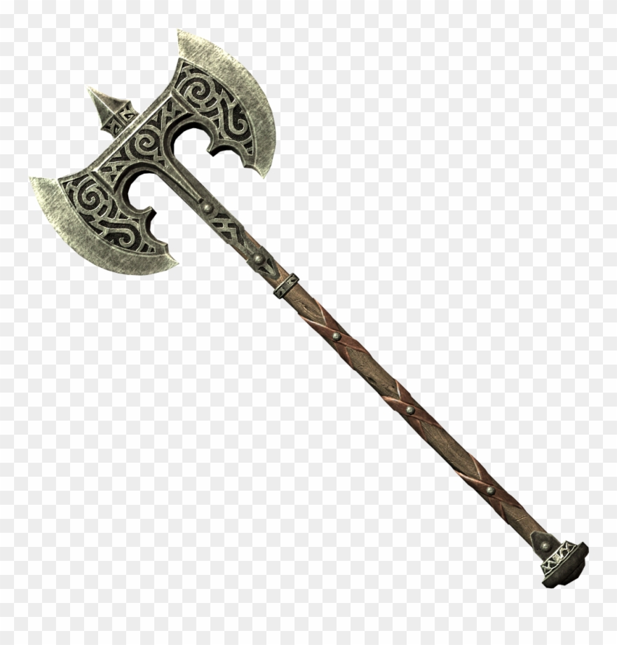 Skyforge Steel Battleaxe Pinterest - Battle Axe Skyrim Clipart