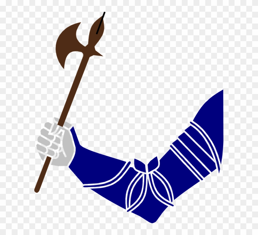 Axe Clipart Hand Holding - Hand Holding Axe Logo - Png Download