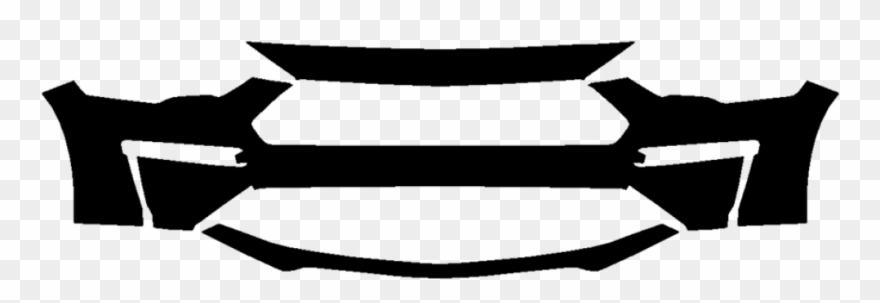 2018-2019 Ford Mustang Ecoboost, Gt 3m Clear Bra Front - Paint Protection Film Clipart