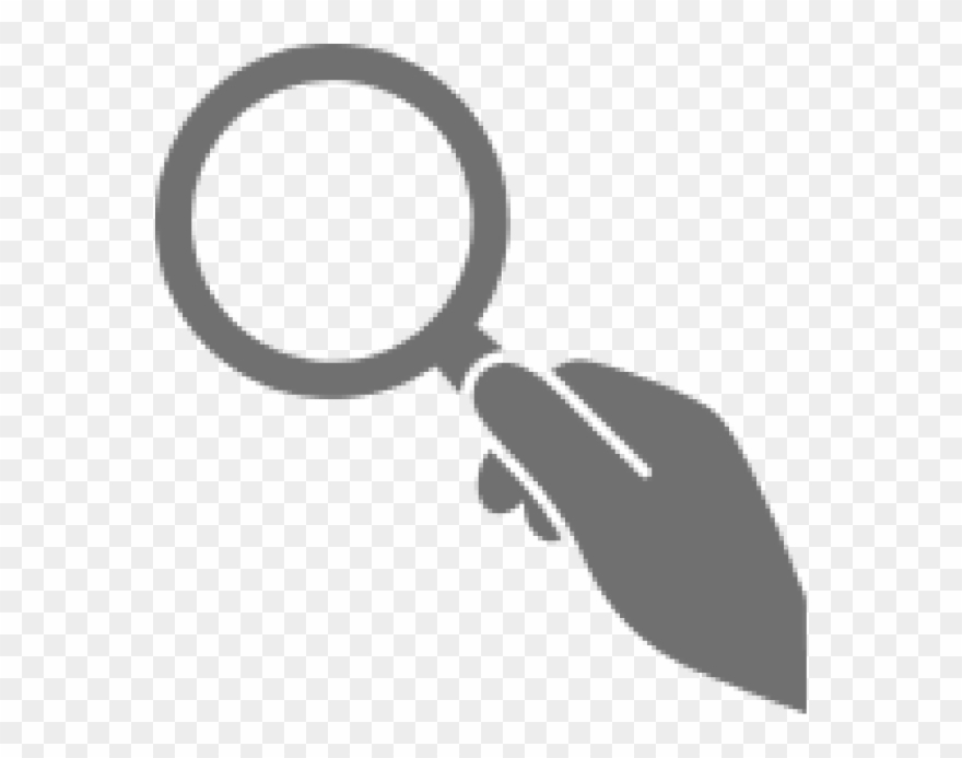 Search - Magnifying Glass With Hand Vector Clipart