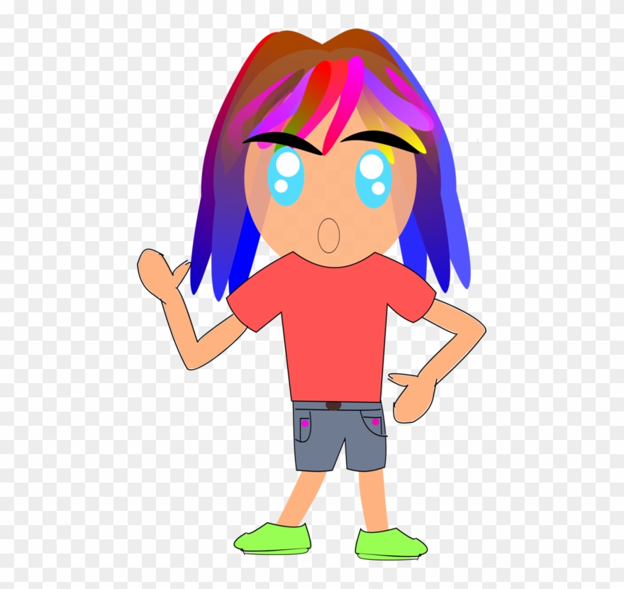 Computer Icons Blue Hair Avatar Child - Icon Clipart