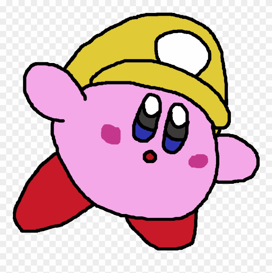 Plumber Kirby - Wario Clipart