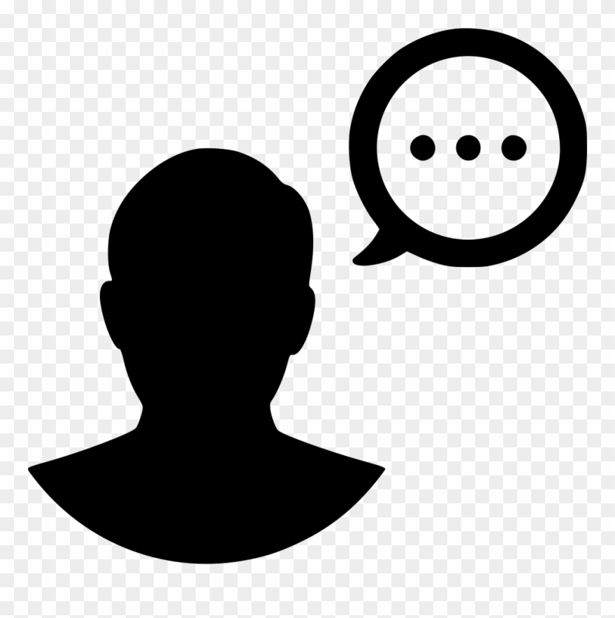 Message Clipart Communication - Person Chat Icon Png Transparent Png