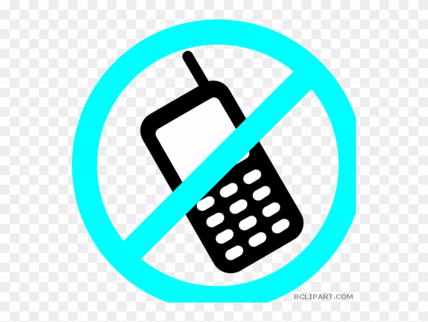 Vector Freeuse Library Free Clipart Cell Phone - Classroom No Cell Phone Sign - Png Download