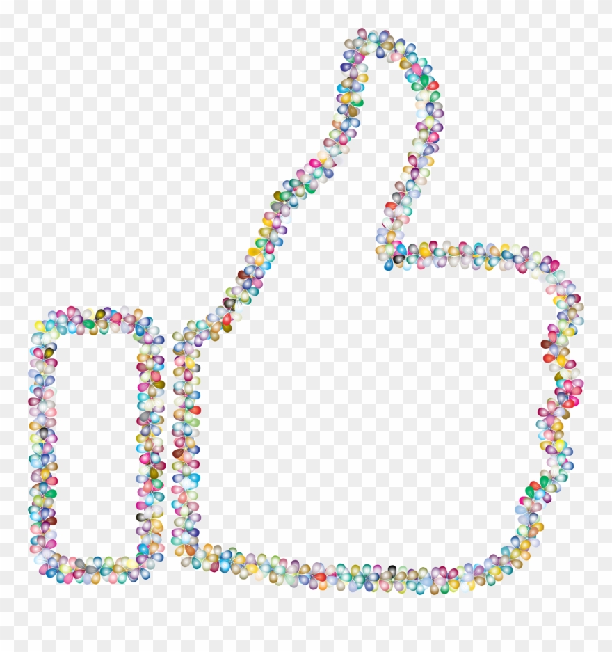 Big Image - Thumb Up Outline Png Clipart