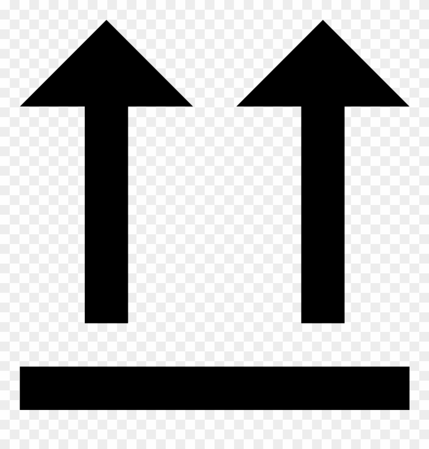 This Way Up Icon - Icon Clipart