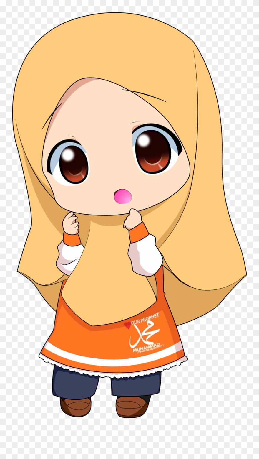 Chibi Muslimah By Taj - Chibi Muslimah Clipart