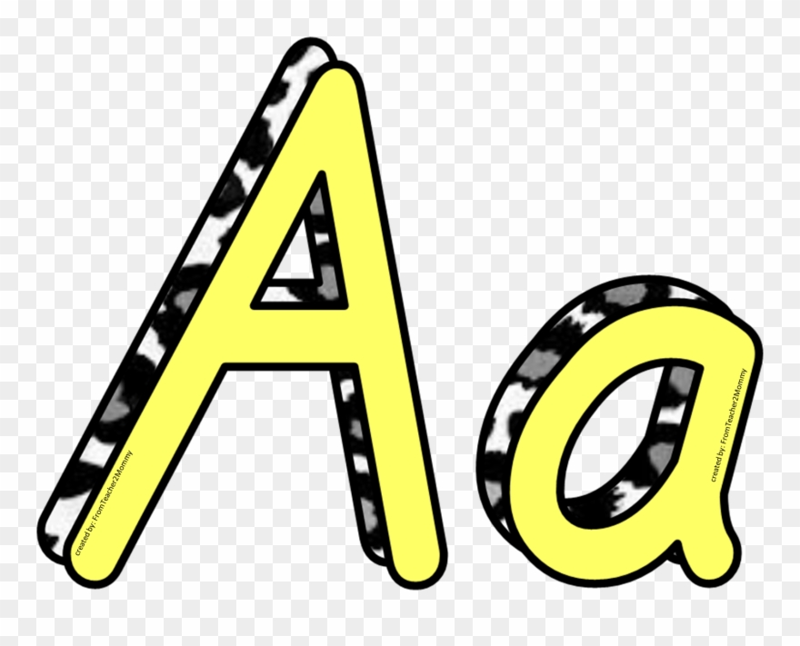 Aa Cliparts - Clip Art Letter Aa - Png Download