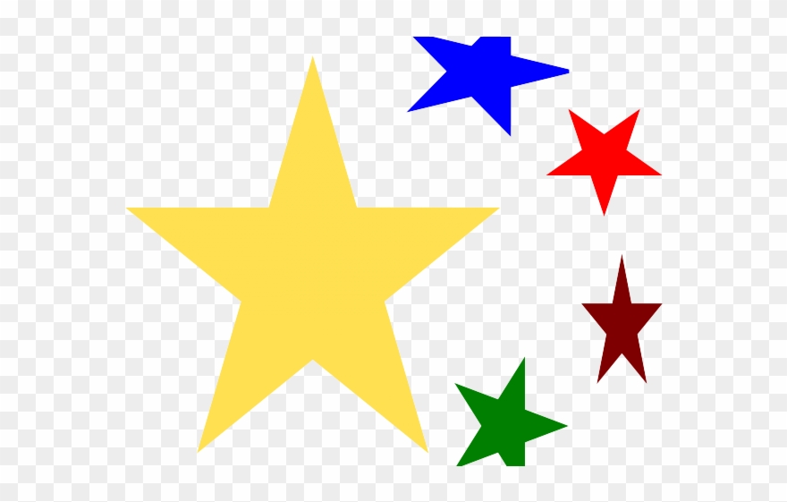 Silhouettes Clipart Christmas Star - Venezuela Stars - Png Download