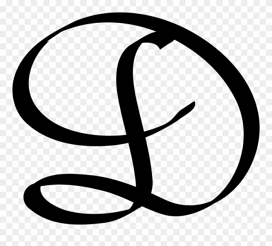 Capital D By @adamstanislav, Handwritten Capital Letter - D Font Style Png Clipart