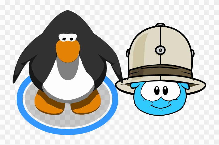 Safari Hat In-game - Club Penguin Clipart