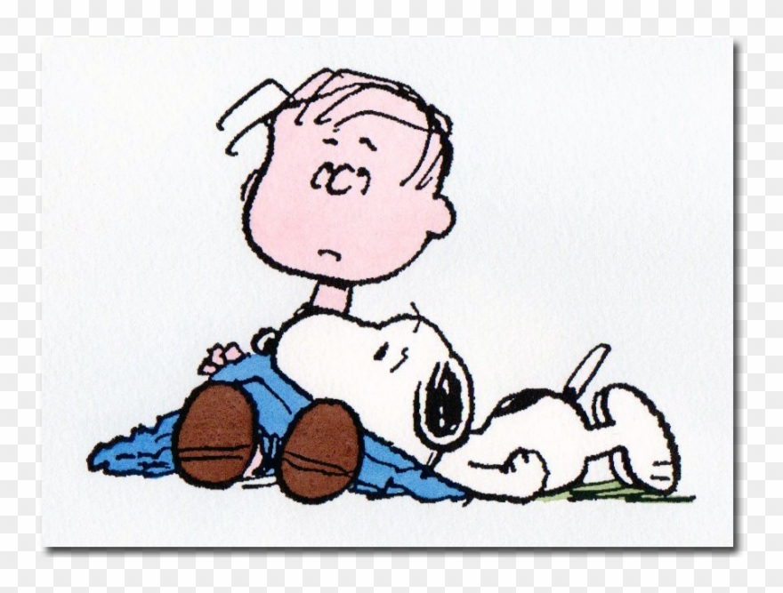 Peanuts "happiness" - Linus And Snoopy Clipart
