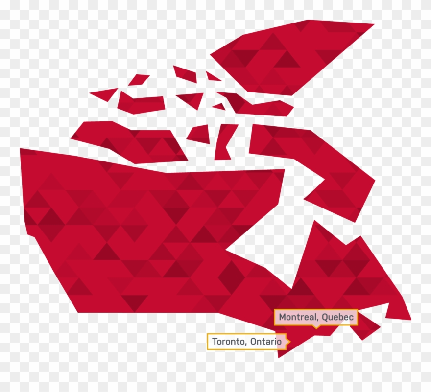 Advarra Canada Map - Map North America Canada Vector Simplified Clipart