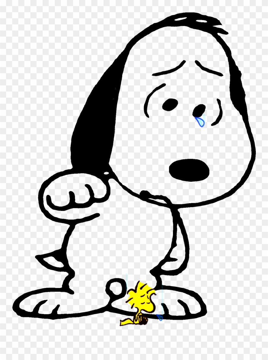 Charlie Brown And Snoopy, Snoopy Love, Peanuts Snoopy, - Snoopy Triste Png Clipart