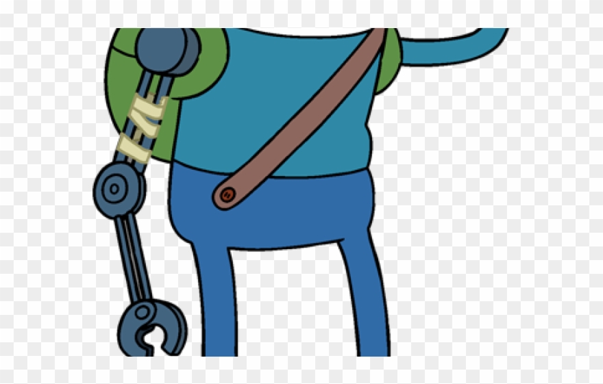Finn The Human Clipart Mertens - Adventure Time Finn Metal Arm - Png Download