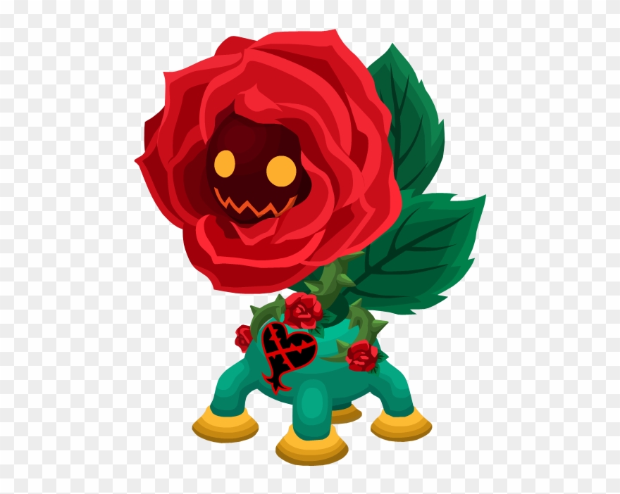 Passion Rose - - Kingdom Hearts Red Rose Clipart