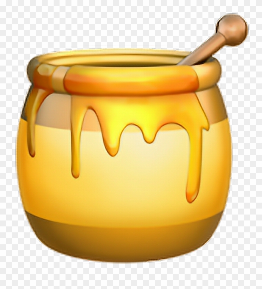 ❁ Honey Pot Emoji 🍯 Honey Honeypot Emoji Emoticon - Honey Emoji Clipart