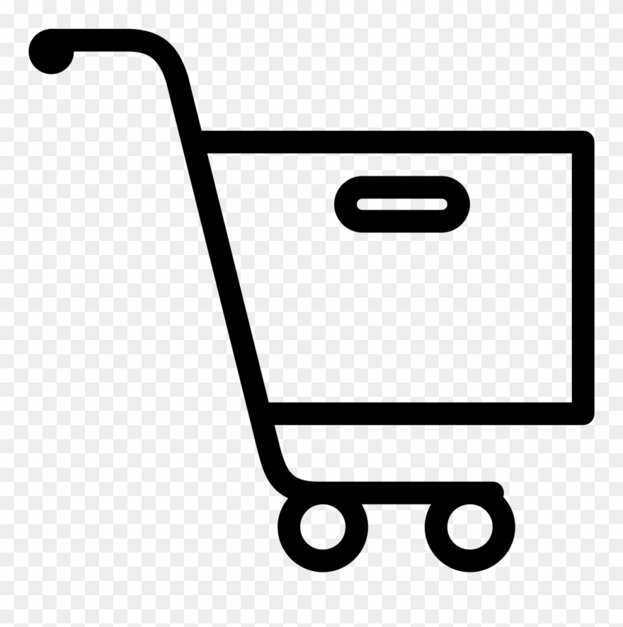 Sell Stock Icon - Carrinho De Supermercado Vetor Clipart