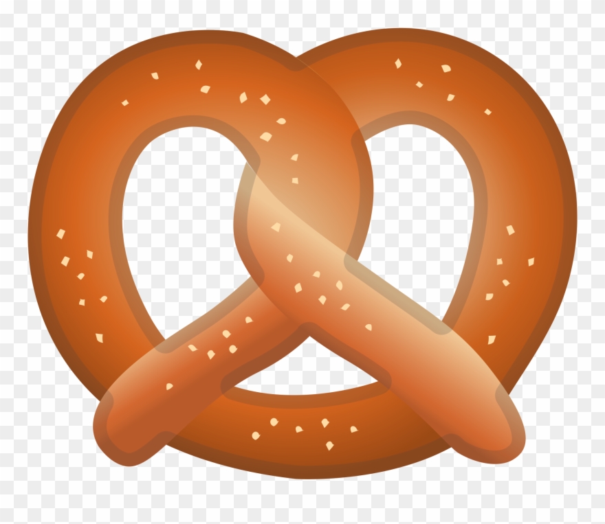 Pretzel Transparent Svg - Emoticon Bretzel Clipart