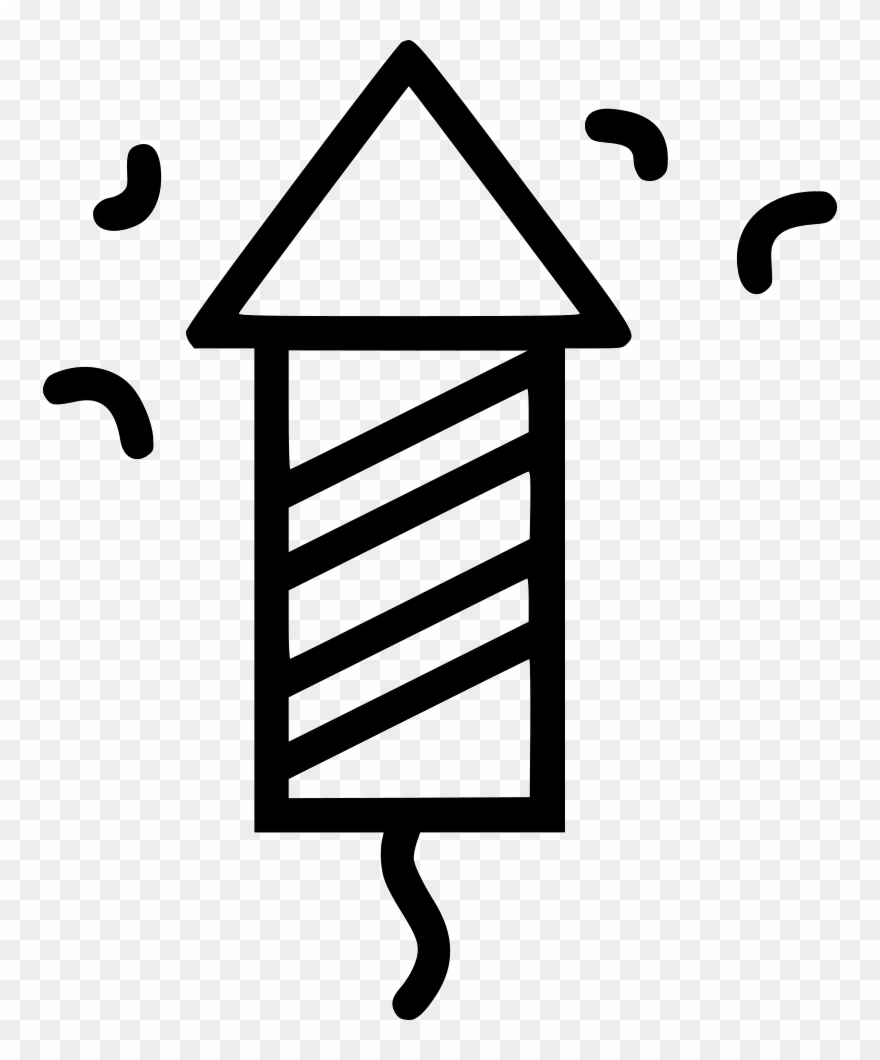 Fireworks Rocket Part Newyear Celebration Comments - Fireworks Clipart