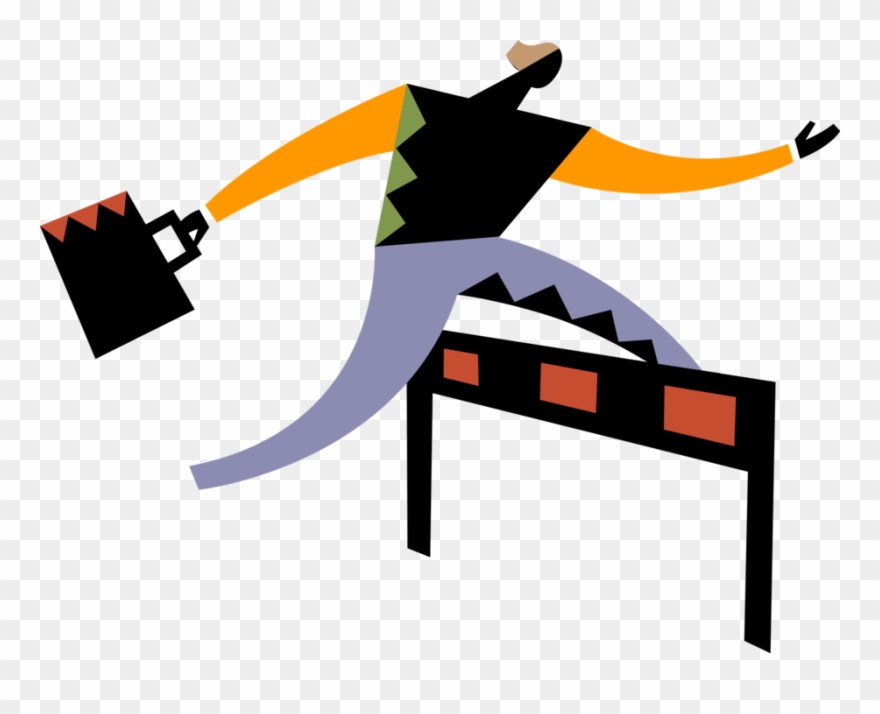 Vector Illustration Of Track And Field Athletic Sport - Track And Field Athletics Clipart