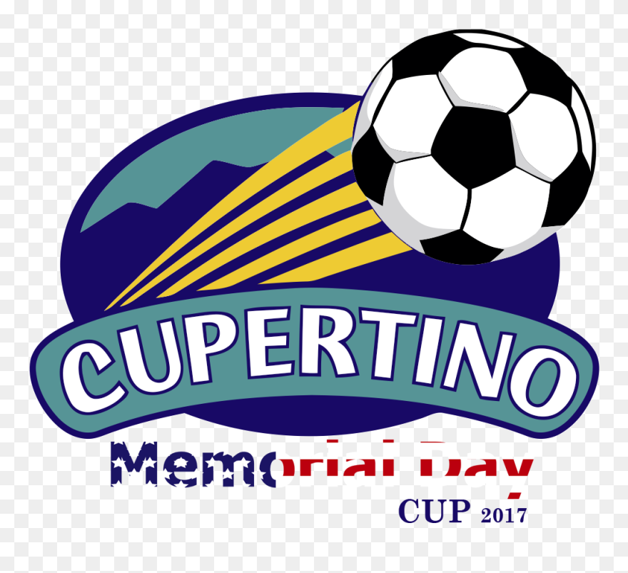 Cupertino Memorial Day Cup - Football Ball Clipart