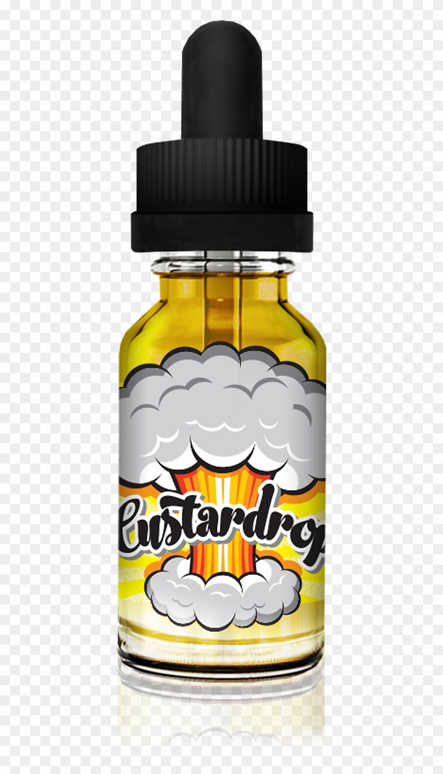 Custard Drop Bottle - Lemon Custard E Juice Clipart