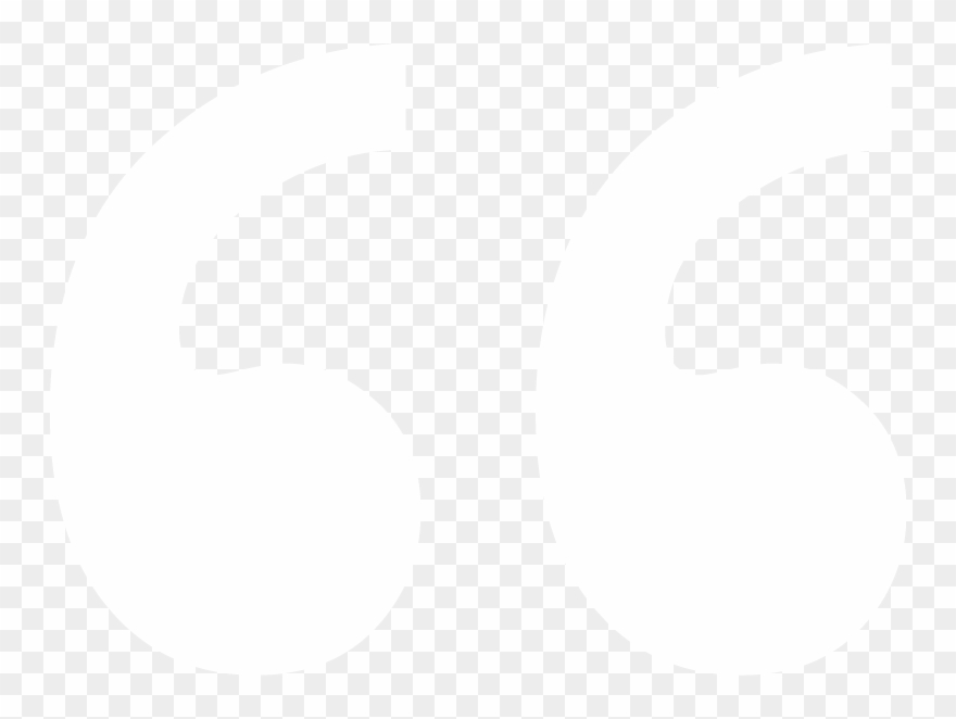Left Quote “ - Quote White Icon Png Clipart