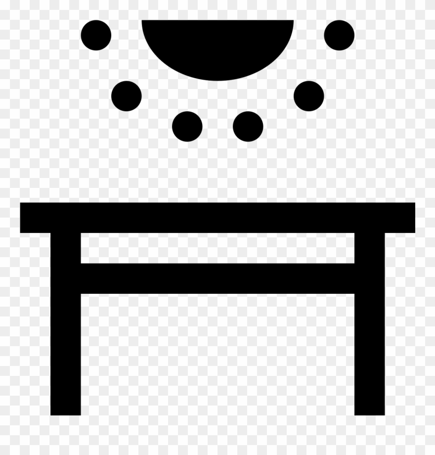Dining Table Light Icon - Icon Clipart