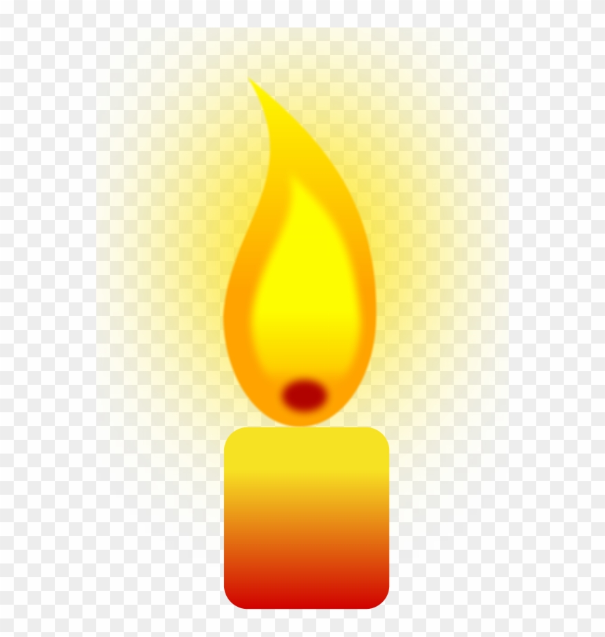 Vector Clip Art - Candle Clipart Transparent Background - Png Download