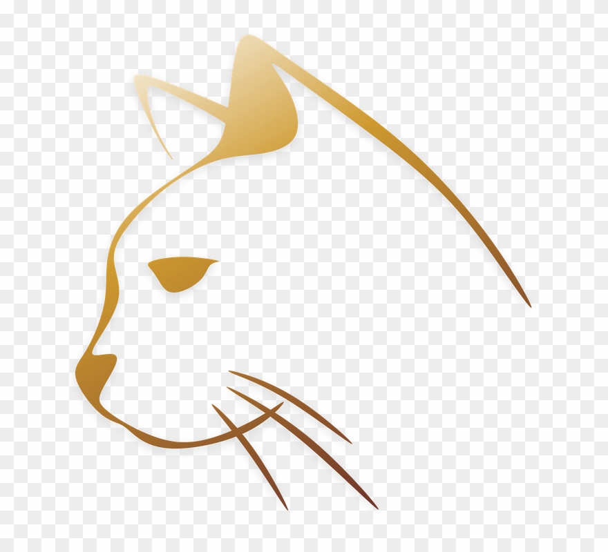 Feline Clipart Cat Logo - Logo De Gatos Png Transparent Png