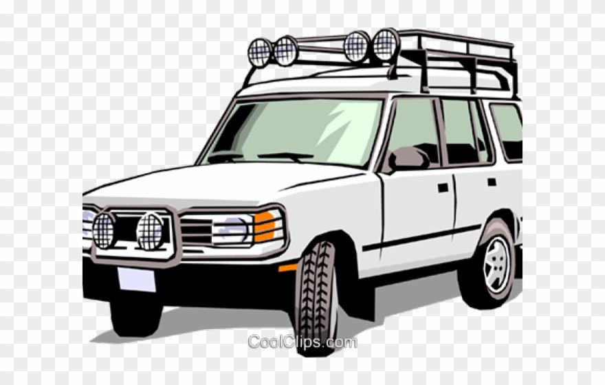 Land Rover Clipart Cartoon - Png Download