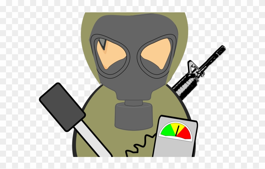Gas Mask Clipart Grenade - Dangerous Goods - Png Download