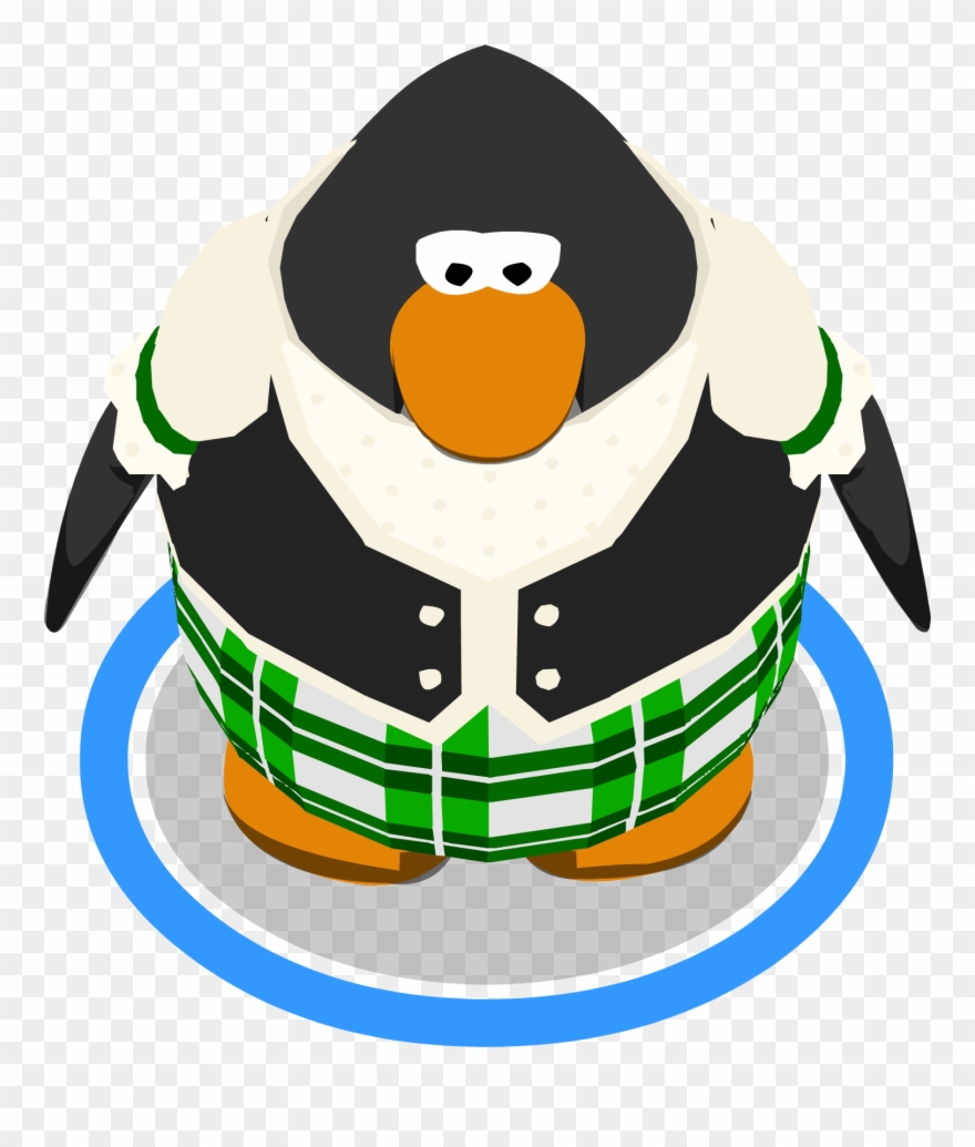 Shamrock Skirt In-game - Club Penguin Ninja Clipart