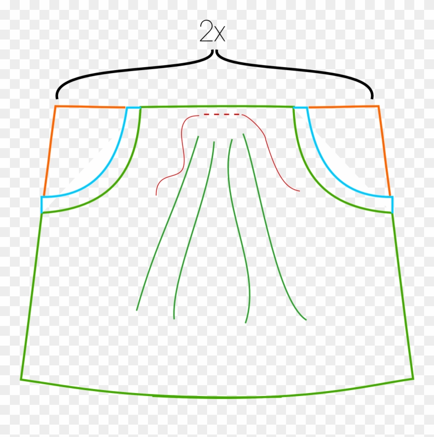 The Milkmaid Skirt For Grown-up Girls Clipart