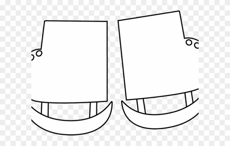 Ice Skates Clipart - Ice Skate - Png Download