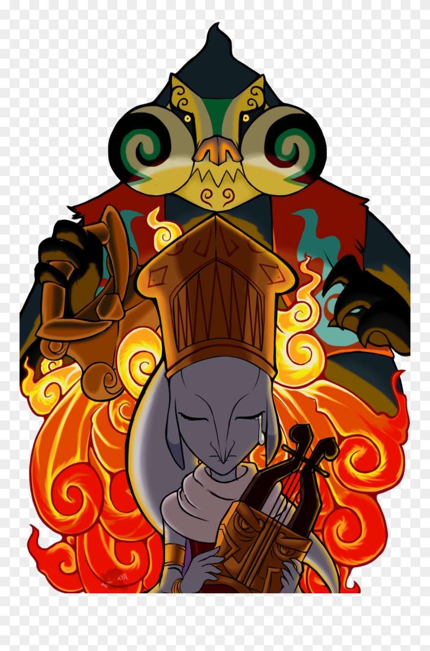 Fan Art Friday - Wind Waker Jalhalla Fan Art Clipart