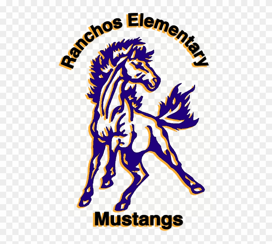 Ranchos Elementary School • 200 Ranchos Elementary - Mustang Mascot Clip Art - Png Download